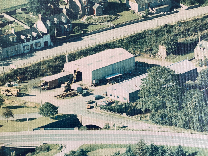 Ross Agri Turriff depot in 1970's